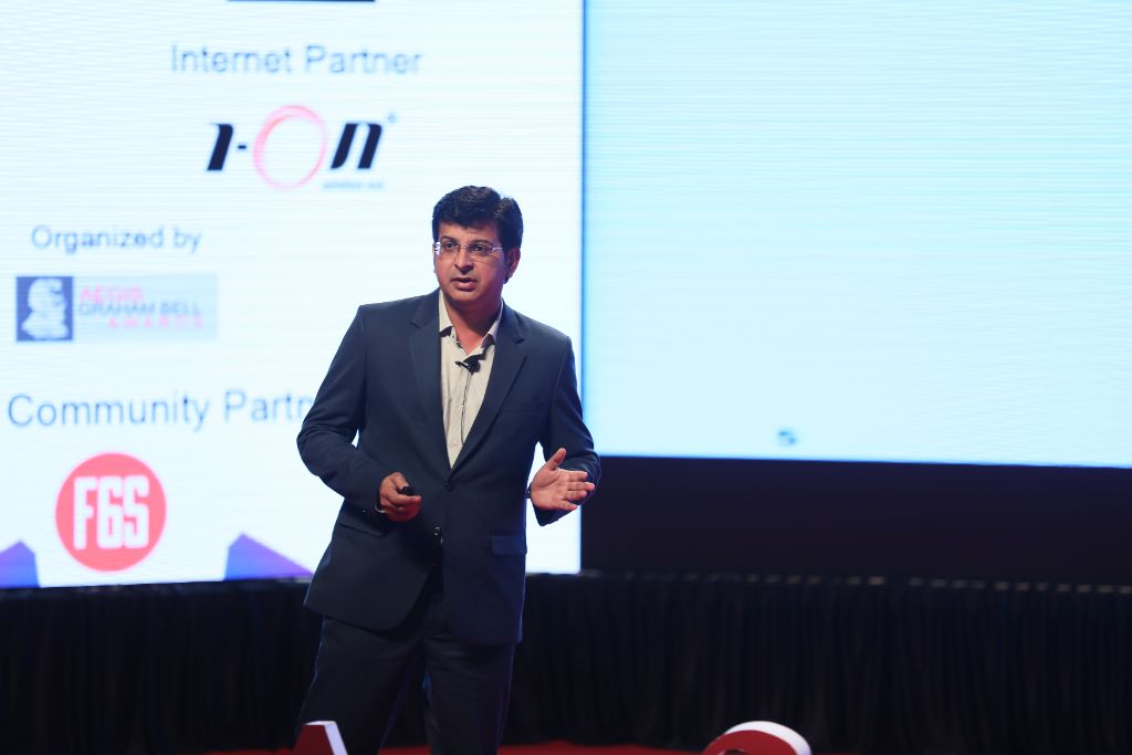 Speaker presenting at Aegis Data Science conference